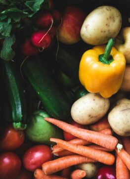 pile of vegetables